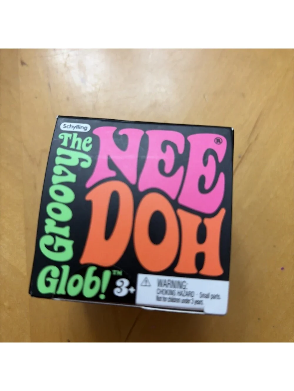 Schylling NeeDoh Groovy Glob Stress Ball Pink, Classic 2.5 in